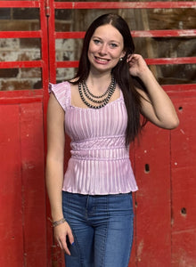 Satin Square Neck Top **3 COLORS**