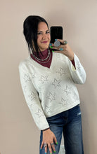 Load image into Gallery viewer, Ivory Star Sweater
