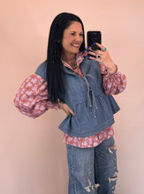 Load image into Gallery viewer, Denim Peplum Top
