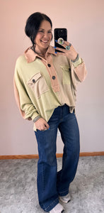 Urban Ribbed Colorblock Pullover **3 COLORS**