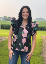Load image into Gallery viewer, Floral Jacquard Top **2 COLORS**
