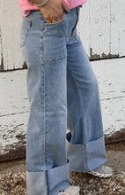 Load image into Gallery viewer, Large Cuffed Vibrant Jeans
