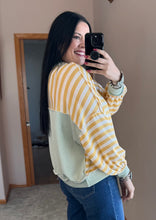 Load image into Gallery viewer, Striped Colorblock Top **3 COLOR**
