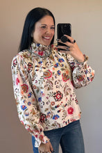 Load image into Gallery viewer, Floral Mock Neck Top **2 COLORS**
