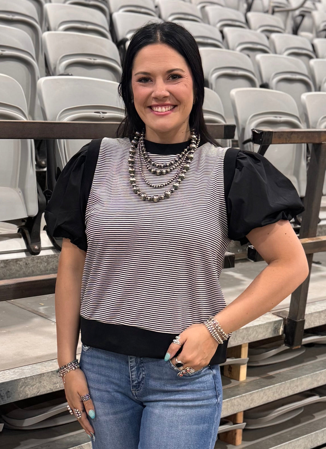 Striped Top **2 COLORS** - PLUS