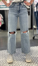 Load image into Gallery viewer, High Rise Distressed Light Wash Petra Jeans
