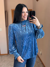 Load image into Gallery viewer, Velvet Zebra Top **2 COLORS**
