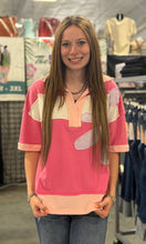 Load image into Gallery viewer, Daisy Color Block Edge Collared Top **3 COLORS**
