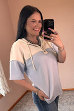 Load image into Gallery viewer, Blue Hooded Top - PLUS
