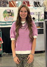 Load image into Gallery viewer, Ribbed Striped Pullover **5 COLORS**
