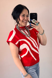 Swirl Sweater Vest **5 COLORS**