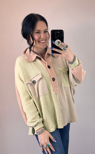 Urban Ribbed Colorblock Pullover **3 COLORS**