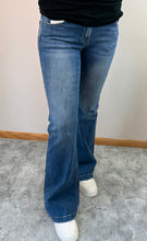 Load image into Gallery viewer, Medium Wash Flare Risen Jeans - PLUS
