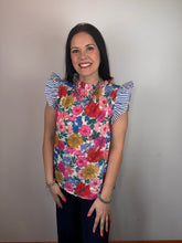 Load image into Gallery viewer, Textured Floral Top **2 COLORS**
