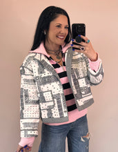 Load image into Gallery viewer, Bandana Quilted Jacket **2 COLORS**
