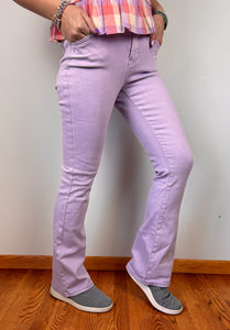 Pastel Lilac Bootcut Special A Jeans