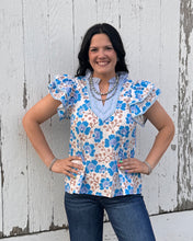 Load image into Gallery viewer, Floral Top **2 COLORS**
