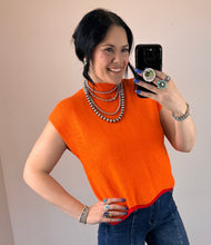 Load image into Gallery viewer, Scallop Trim Sweater Vest **2 COLORS**

