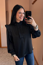 Load image into Gallery viewer, Satin Front Button Top **2 COLORS**
