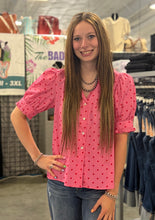 Load image into Gallery viewer, Polka Dot Detail Top **2 COLORS**
