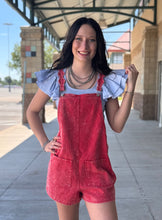 Load image into Gallery viewer, Red Overalls
