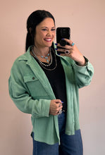 Load image into Gallery viewer, Sage Oversized Shacket
