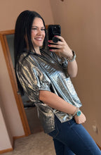 Load image into Gallery viewer, Metallic Dolman Sleeve Top **3 COLORS**
