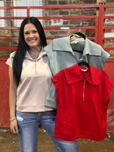 Load image into Gallery viewer, Solid 1/4 Zip Vest **3 COLORS**
