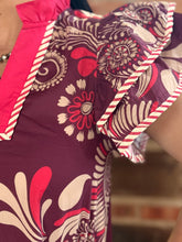 Load image into Gallery viewer, Paisley Tiered Sleeve Top **2 COLORS**
