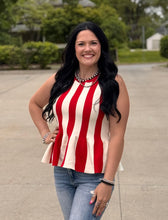Load image into Gallery viewer, Stripe Sweater Tank Top **2 COLORS**
