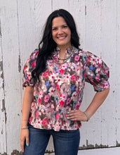 Load image into Gallery viewer, Abstract Floral Top **2 COLORS**
