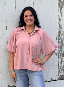 Airflow Button Up Top **2 COLORS**