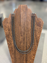 Load image into Gallery viewer, 3 Strand 4mm Polished Necklace
