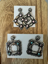 Load image into Gallery viewer, Stone And Sterling Silver Earrings **2 OPTIONS**
