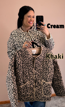 Load image into Gallery viewer, Leopard Quilted Jacket **3 COLORS**
