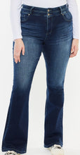 Load image into Gallery viewer, Dark Wash Double Button Bootcut KanCan Jeans - PLUS
