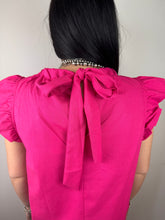 Load image into Gallery viewer, Classic Ruffled Sleeve Top **2 COLORS** - PLUS
