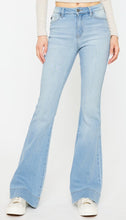Load image into Gallery viewer, Light Wash Trouser Hem Flare KanCan Jeans
