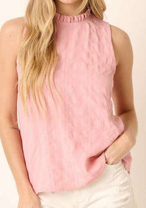 Blush Texture Tank Top