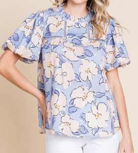 Flower Print Top **2 COLORS**