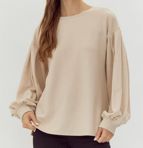 Waffle Textured Pullover **2 COLORS**