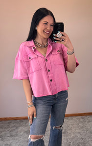 Mineral Wash Top **2 COLORS**