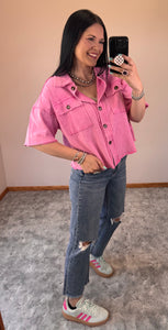Mineral Wash Top **2 COLORS**