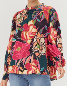 Flower Print Top