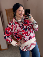 Load image into Gallery viewer, Paisley Sweater **2 COLORS**
