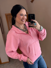 Load image into Gallery viewer, Textured 1/4 Zip Hoodie **4 COLORS**
