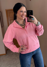 Load image into Gallery viewer, Textured 1/4 Zip Hoodie **4 COLORS**
