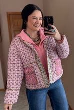 Load image into Gallery viewer, Mixed Media Quilted Jacket **2 COLORS**
