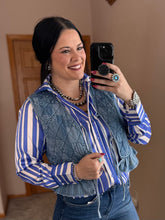 Load image into Gallery viewer, Denim Quilted Vest **2 COLORS**
