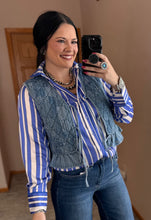 Load image into Gallery viewer, Denim Quilted Vest **2 COLORS**
